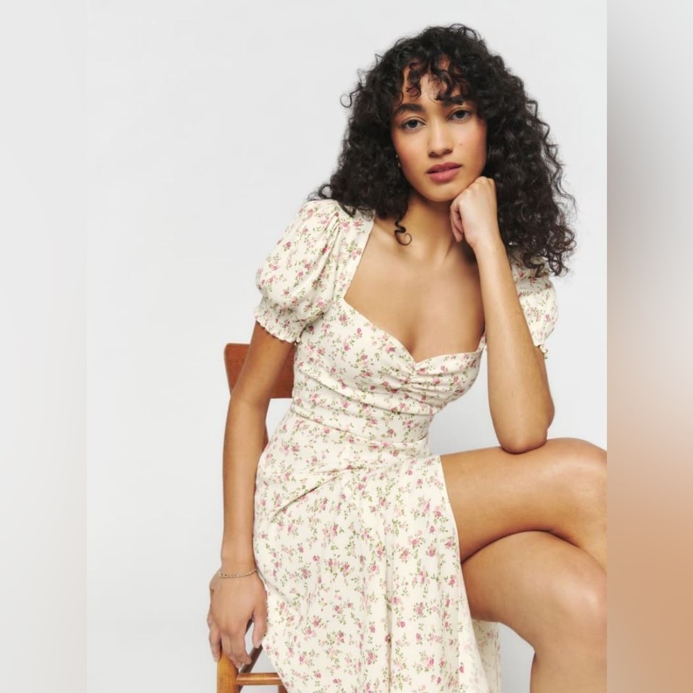 reformation lacey dress size 2